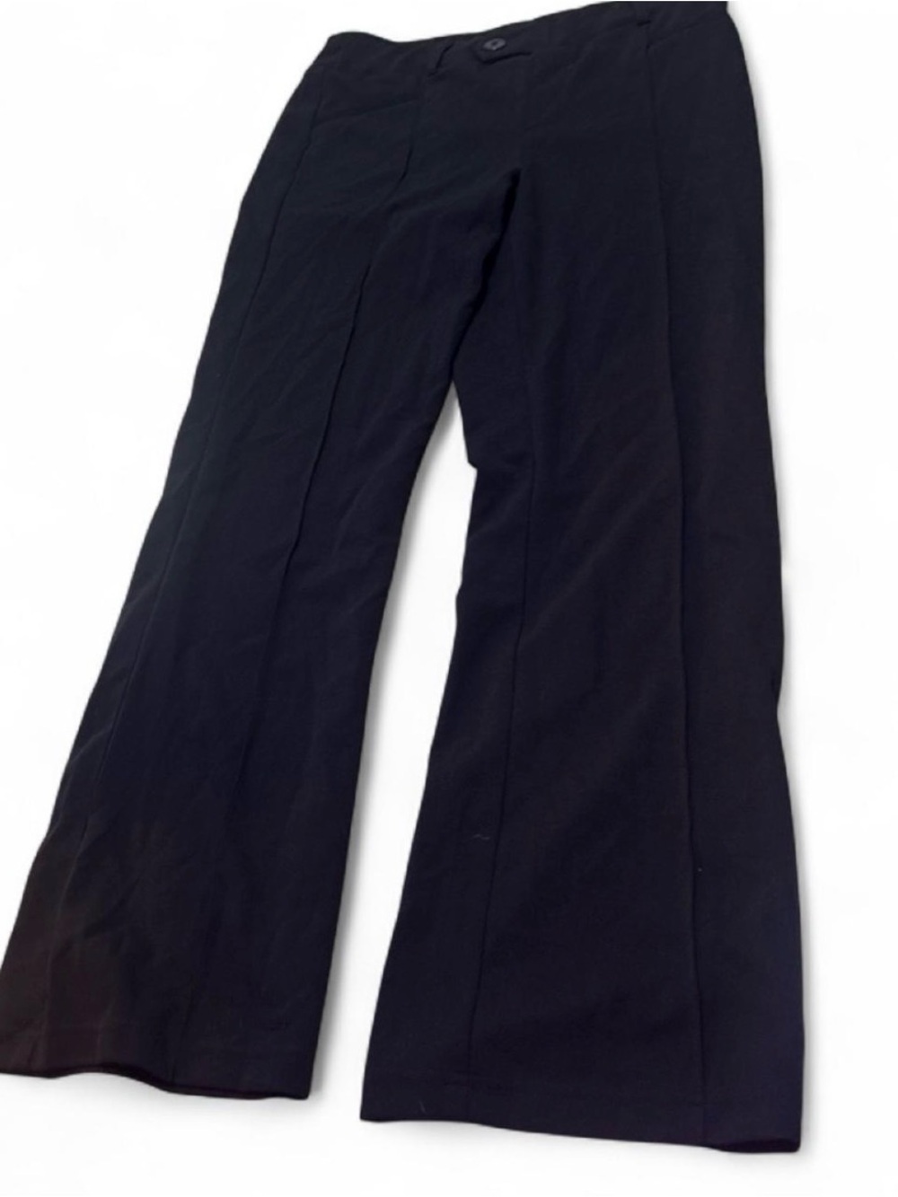 Size large worn once black wide leg pants with a relaxed fit